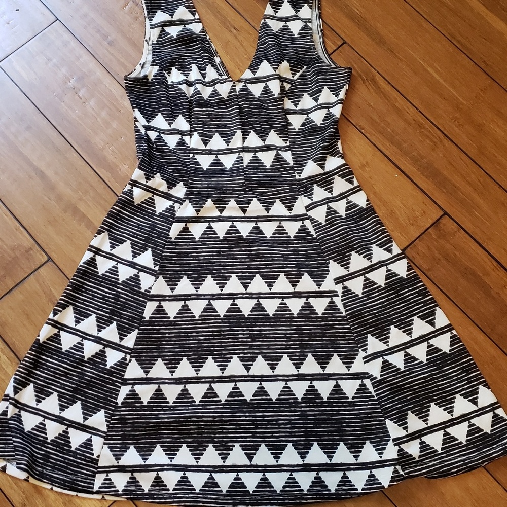 H&M Tribal Print Skater Dress